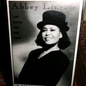 Abbey Lincoln You Gotta Pay Mint 1991 Promo Chrome Jazz Cassette - stan getz